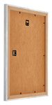 Mura MDF Photo Frame 60x80cm Silver Glossy Vintage Back Oblique | Yourdecoration.com