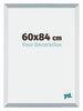 Mura MDF Photo Frame 60x84cm Aluminum Brushed Front Size | Yourdecoration.com