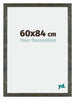 Mura MDF Photo Frame 60x84cm Blue Gold Melange Front Size | Yourdecoration.com