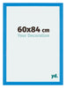 Mura MDF Photo Frame 60x84cm Bright Blue Front Size | Yourdecoration.com