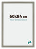 Mura MDF Photo Frame 60x84cm Gray Front Size | Yourdecoration.com