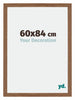 Mura MDF Photo Frame 60x84cm Oak Rustic Front Size | Yourdecoration.com