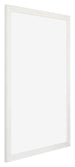 Mura MDF Photo Frame 60x84cm White Wiped Front Oblique | Yourdecoration.com