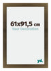 Mura MDF Photo Frame 61x91 5cm Bronze Design Front Size | Yourdecoration.com