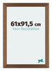 Mura MDF Photo Frame 61x91 5cm Copper Design Front Size | Yourdecoration.com