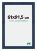 Mura MDF Photo Frame 61x91 5cm Dark Blue Swept Front Size | Yourdecoration.com