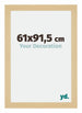 Mura MDF Photo Frame 61x91 5cm Maple Decor Front Size | Yourdecoration.com