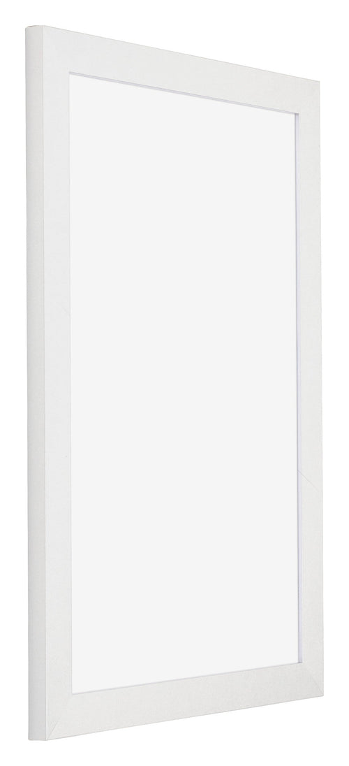 Mura MDF Photo Frame 61x91 5cm White High Gloss Front Oblique | Yourdecoration.com