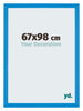 Mura MDF Photo Frame 67x98cm Bright Blue Front Size | Yourdecoration.com