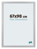Mura MDF Photo Frame 67x98cm Gray Front Size | Yourdecoration.com