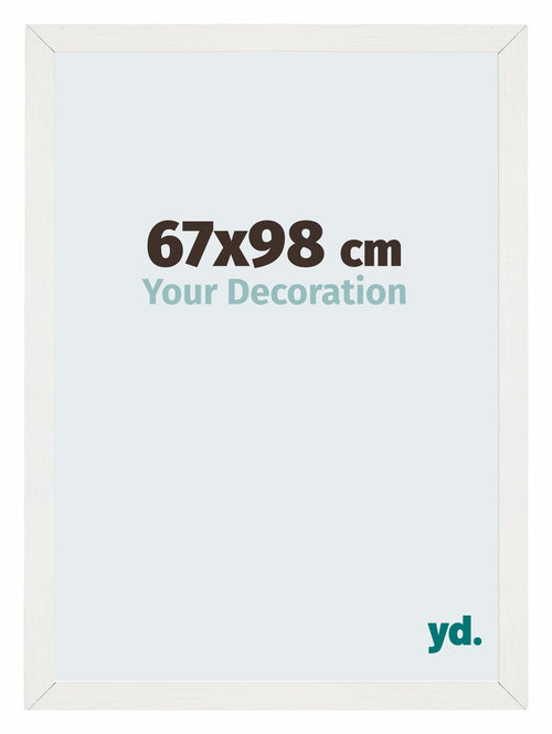 Mura MDF Photo Frame 67x98cm White Swept Front Size | Yourdecoration.com
