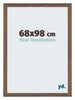 Mura MDF Photo Frame 68x98cm Walnut Dark Front Size | Yourdecoration.com