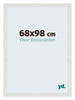 Mura MDF Photo Frame 68x98cm White Matte Front Size | Yourdecoration.com