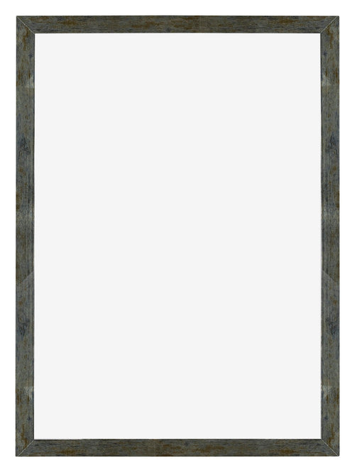 Mura MDF Photo Frame 70x100cm Blue Gold Melange Front | Yourdecoration.com