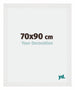 Mura MDF Photo Frame 70x90cm White High Gloss Front Size | Yourdecoration.com