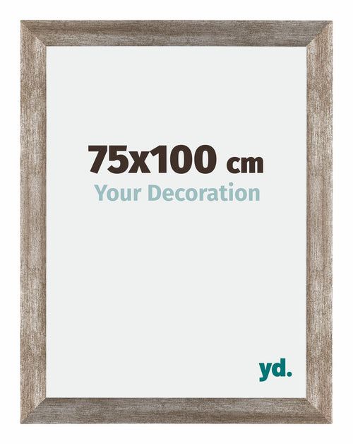 Mura MDF Photo Frame 75x100cm Metal Vintage Front Size | Yourdecoration.com