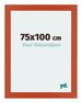 Mura MDF Photo Frame 75x100cm Orange Front Size | Yourdecoration.com