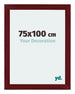 Mura MDF Photo Frame 75x100cm Winered Wiped Front Size | Yourdecoration.com
