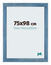 Mura MDF Photo Frame 75x98cm Clear Blue Swept Front Size | Yourdecoration.com