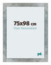 Mura MDF Photo Frame 75x98cm Iron Swept Front Size | Yourdecoration.com