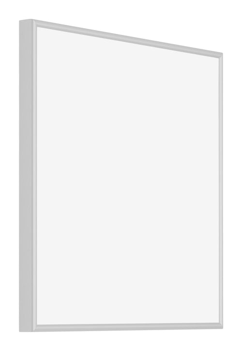 New York Aluminium Photo Frame 25x25cm Silver Matt Front Oblique | Yourdecoration.com