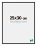 New York Aluminium Photo Frame 25x30cm Black Matt Front Size | Yourdecoration.com