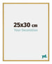 New York Aluminium Photo Frame 25x30cm Gold Shiny Front Size | Yourdecoration.com
