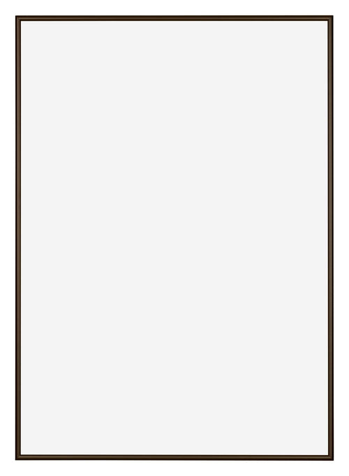 New York Aluminium Photo Frame 25x35 Walnut Structure Front | Yourdecoration.com