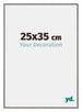 New York Aluminium Photo Frame 25x35cm Mercury Structure Front Size | Yourdecoration.com