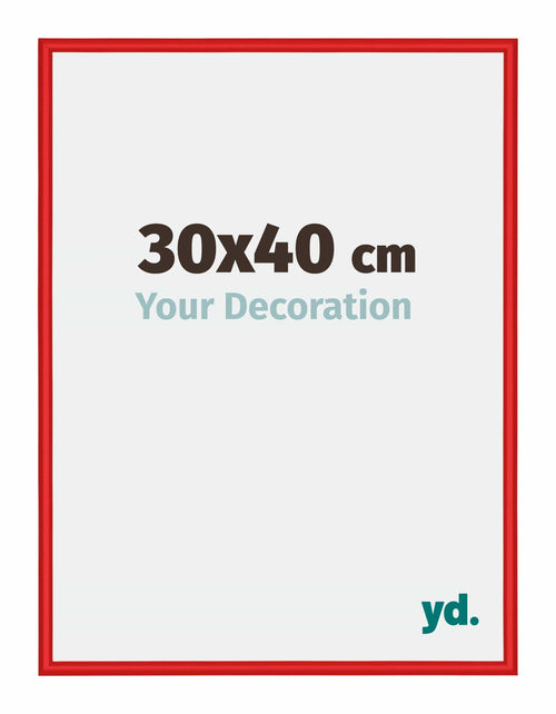 New York Aluminium Photo Frame 30x40cm Ferrari Red Front Size | Yourdecoration.com