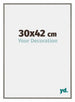 New York Aluminium Photo Frame 30x42cm Mercury Structure Front Size | Yourdecoration.com