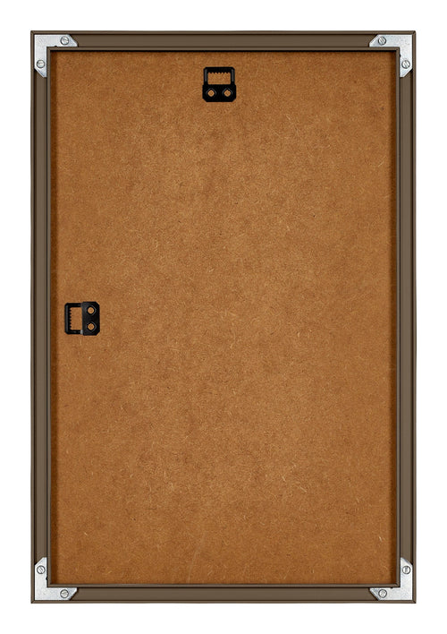 New York Aluminium Photo Frame 30x45cm Walnut Structure Back | Yourdecoration.com
