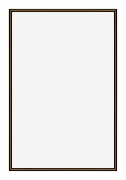 New York Aluminium Photo Frame 30x45cm Walnut Structure Front | Yourdecoration.com