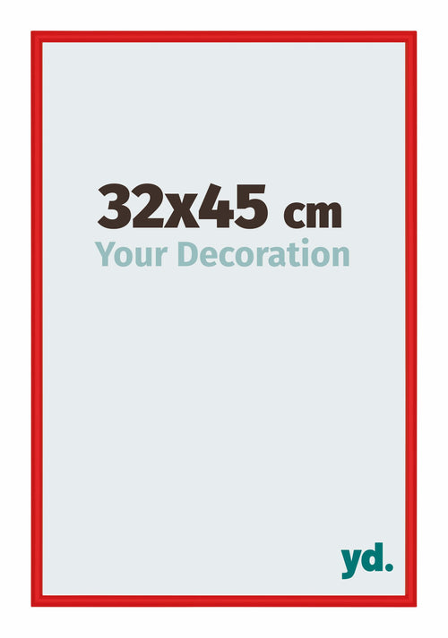 New York Aluminium Photo Frame 32x45cm Red Ferarri Front Size | Yourdecoration.com