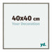 New York Aluminium Photo Frame 40x40cm Mercury Structure Front Size | Yourdecoration.com