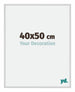 New York Aluminium Photo Frame 40x50cm Silver Matt Front Size | Yourdecoration.com