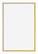 New York Aluminium Photo Frame 40x60cm Gold Shiny Front | Yourdecoration.com