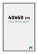 New York Aluminium Photo Frame 40x60cm Mercury Structure Front Size | Yourdecoration.com