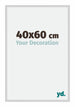 New York Aluminium Photo Frame 40x60cm Silver Matt Front Size | Yourdecoration.com