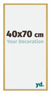 New York Aluminium Photo Frame 40x70cm Gold Shiny Front Size | Yourdecoration.com
