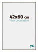 New York Aluminium Photo Frame 42x60cm Mercury Structure Front Size | Yourdecoration.com