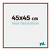 New York Aluminium Photo Frame 45x45cm Ferrari Red Front Size | Yourdecoration.com