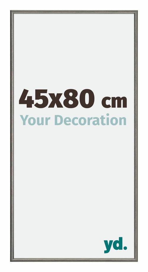 New York Aluminium Photo Frame 45x80cm Mercury Structure Front Size | Yourdecoration.com