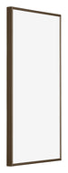 New York Aluminium Photo Frame 50x100cm Walnut Structure Front Oblique | Yourdecoration.com