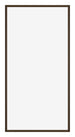 New York Aluminium Photo Frame 50x100cm Walnut Structure Front | Yourdecoration.com