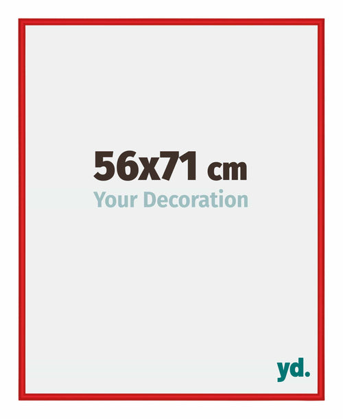 New York Aluminium Photo Frame 56x71cm Ferrari Red Front Size | Yourdecoration.com