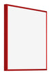 New York Aluminium Photo Frame 60x60cm Ferrari Red Front Oblique | Yourdecoration.com