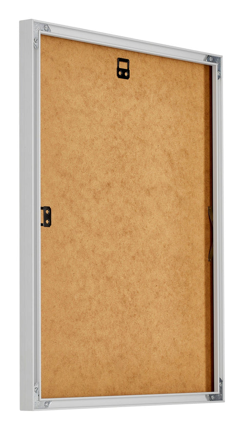 New York Aluminium Photo Frame 60x70cm Silver Matt Back Oblique | Yourdecoration.com