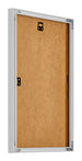 New York Aluminium Photo Frame 60x85cm Silver Matte Back Oblique | Yourdecoration.com
