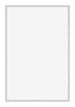 New York Aluminium Photo Frame 60x85cm Silver Matte Front | Yourdecoration.com